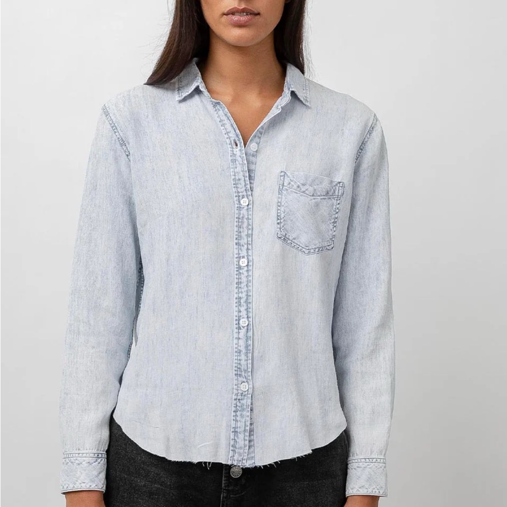 Rails Light Blue Button-Down Shirt